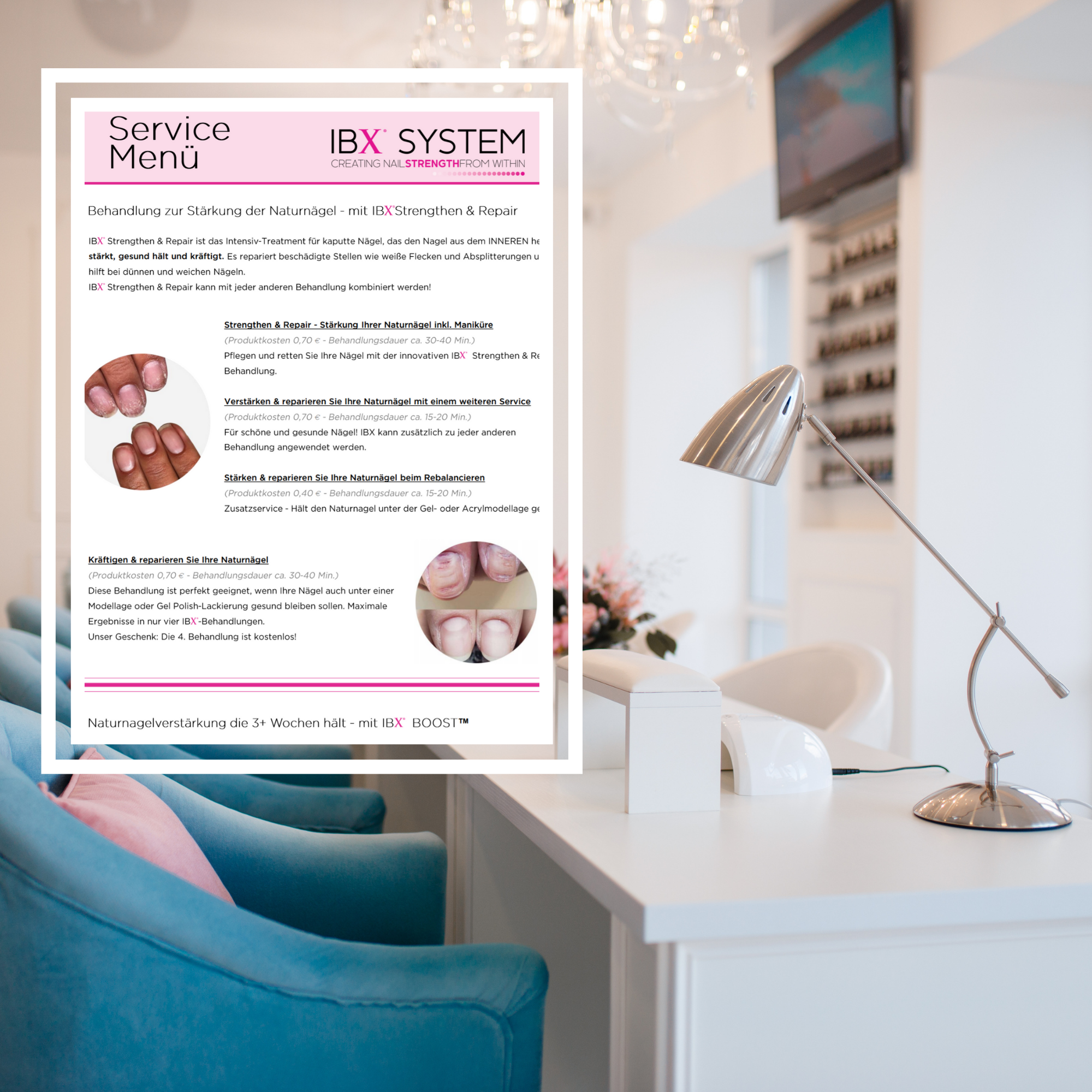 Treatment menu in salon_DE